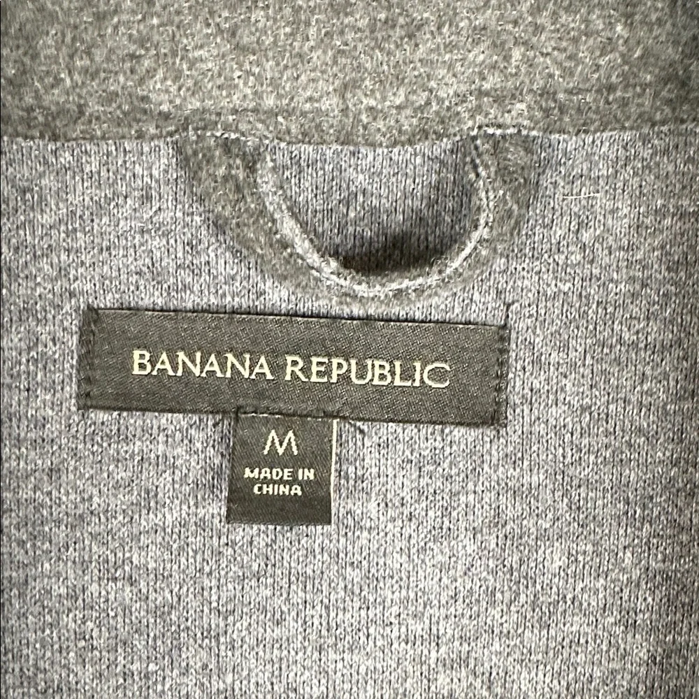 Banana Republic Men's Gray Winter Fall Classic Minimalist Modern Jacket Size Med